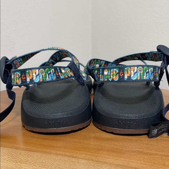 Men’s Chaco Summer of 69 Z/Cloud 2 Sandal Woodstock Peace & Love Print Size 11 - Picture 4 of 16